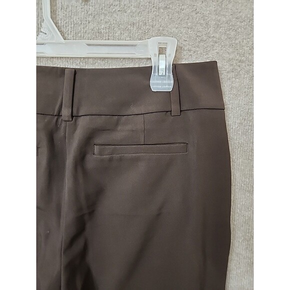 New York & Co 7th Avenue Barely Bootcut Dress Pants Womens 10 Brown Modern NEW - Picture 6 of 9